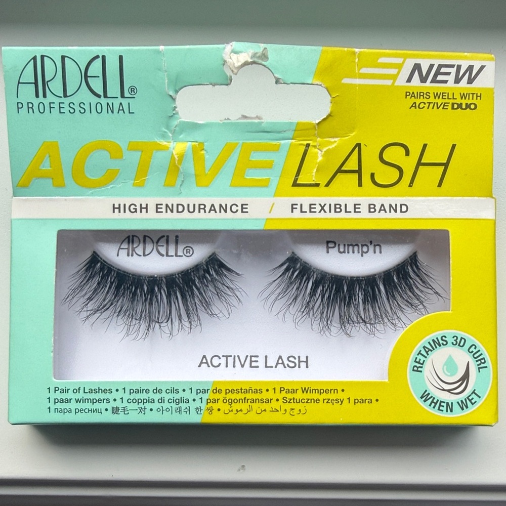Ardell Active Lash Pump'n False Eyelashes High Endurance New